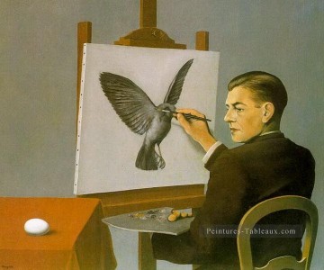 clairvoyance autoportrait 1936 surréalisme Peinture à l'huile